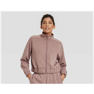 Airy Sleek Full Zip Jacket Sz 2X Light Brown NWT All In Motion